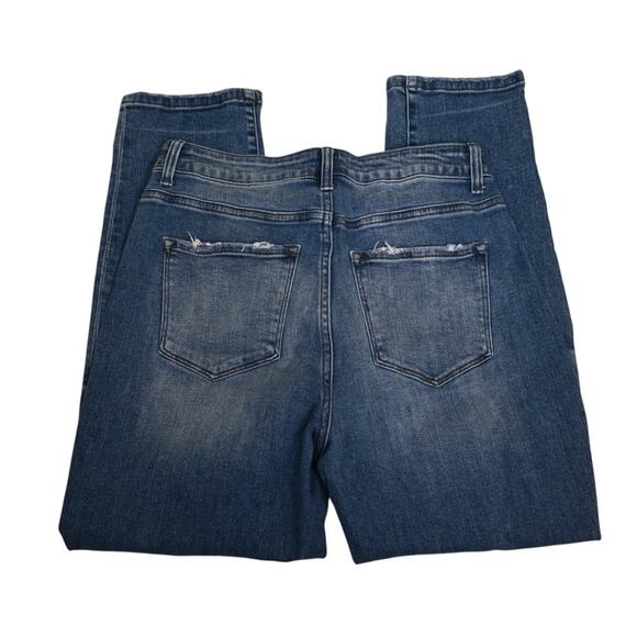 Flying Monkey Womens 28 High Rise Distressed Ankle Jean - Picture 5 of 11